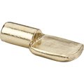 Hardware Resources Polished Brass 5 mm Pin Spoon Shelf Support 1306PB